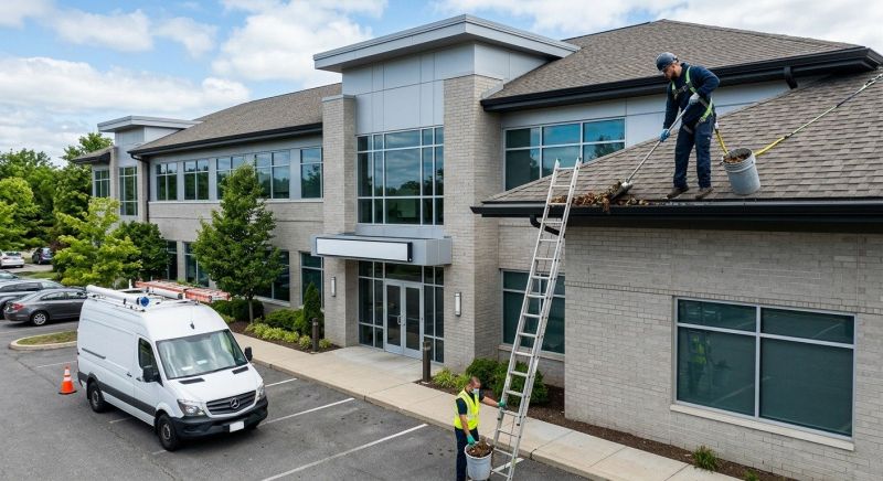 Commercial Gutter Cleaning in Sacramento, CA