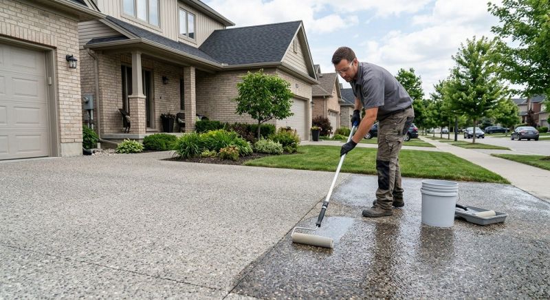 Concrete Driveway Sealing in Alpharetta, GA