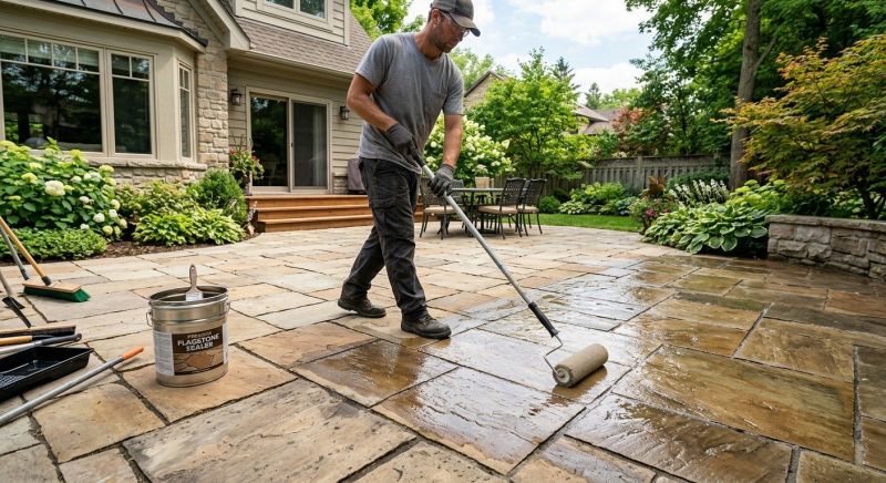 Courtyard Sealing in Kansas City, KS