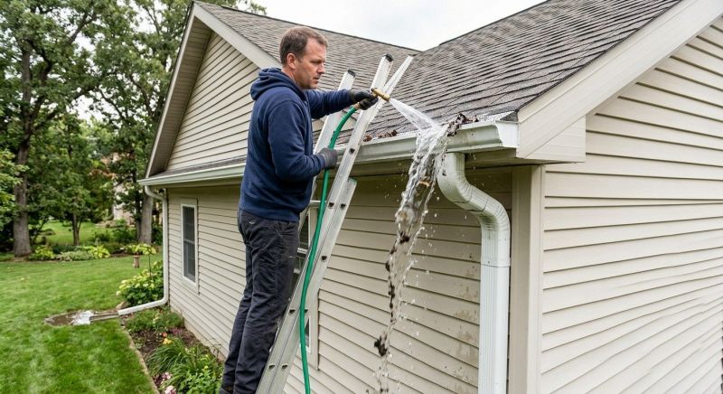 Downspout Snaking in Arvada, CO