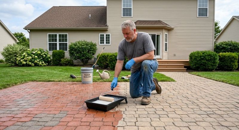 Paver Driveway Sealing in Kansas City, KS