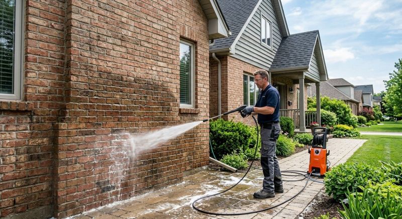 Brickwork Power Washing Service
